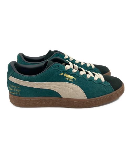 PUMA（プーマ）PUMA (プーマ) SUEDE STAPLE MALACHITEALP グリーン×ブラウン サイズ:26.5cmの古着・服飾アイテム