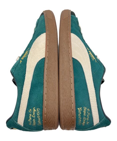 PUMA（プーマ）PUMA (プーマ) SUEDE STAPLE MALACHITEALP グリーン×ブラウン サイズ:26.5cmの古着・服飾アイテム