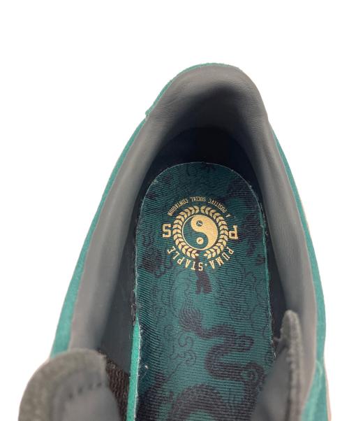 PUMA（プーマ）PUMA (プーマ) SUEDE STAPLE MALACHITEALP グリーン×ブラウン サイズ:26.5cmの古着・服飾アイテム