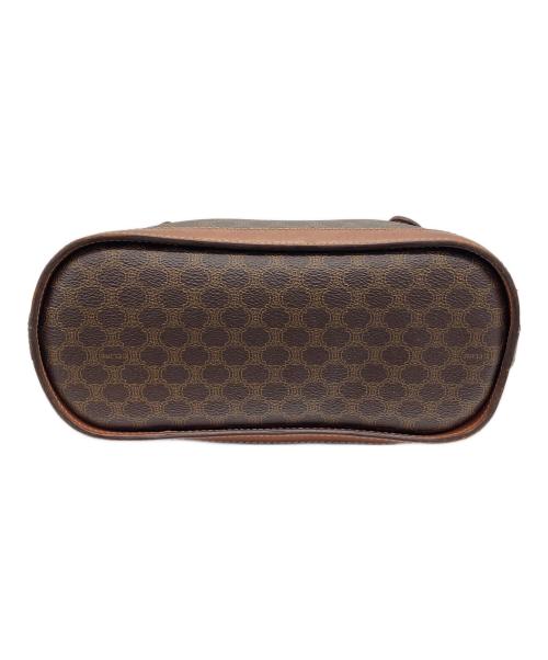 CELINE（セリーヌ）CELINE (セリーヌ) マカダム柄　ハンドバッグ ブラウンの古着・服飾アイテム