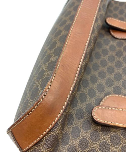 CELINE（セリーヌ）CELINE (セリーヌ) マカダム柄　ハンドバッグ ブラウンの古着・服飾アイテム