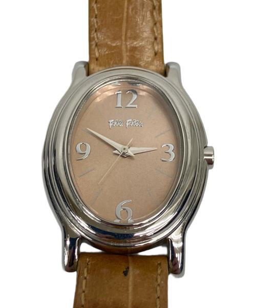 Folli Follie（フォリフォリ）Folli Follie (フォリフォリ) リストウォッチ ベージュの古着・服飾アイテム