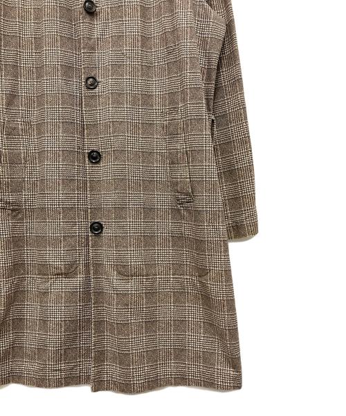 PALTO（パルト）PALTO (パルト) ロングコート ベージュ×ブラック サイズ:Freeの古着・服飾アイテム