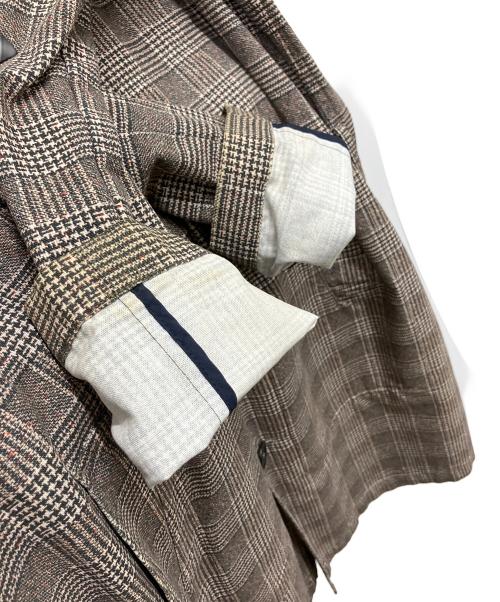 PALTO（パルト）PALTO (パルト) ロングコート ベージュ×ブラック サイズ:Freeの古着・服飾アイテム