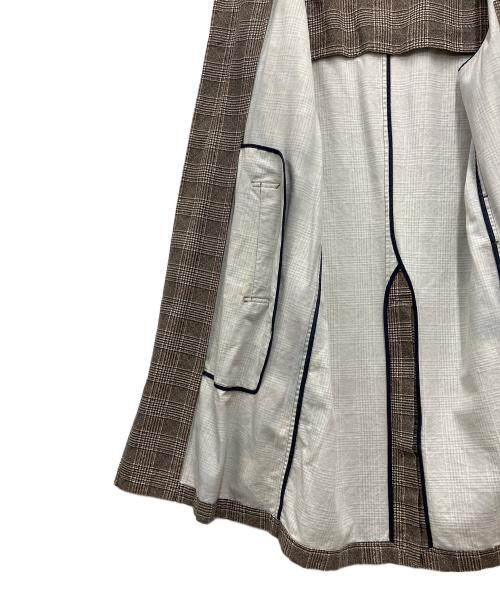 PALTO（パルト）PALTO (パルト) ロングコート ベージュ×ブラック サイズ:Freeの古着・服飾アイテム