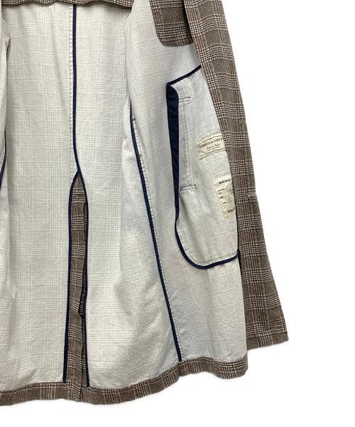 PALTO（パルト）PALTO (パルト) ロングコート ベージュ×ブラック サイズ:Freeの古着・服飾アイテム