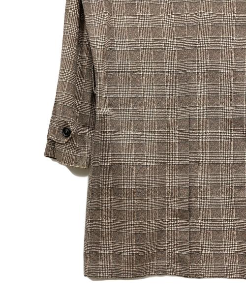 PALTO（パルト）PALTO (パルト) ロングコート ベージュ×ブラック サイズ:Freeの古着・服飾アイテム