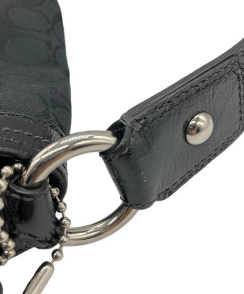 COACH（コーチ）COACH (コーチ) シグネチャー　ワンショルダーバッグ ブラックの古着・服飾アイテム