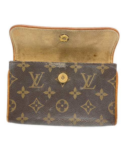 LOUIS VUITTON（ルイ ヴィトン）LOUIS VUITTON (ルイ ヴィトン) ウエストポーチ モノグラム ポシェットフロランティーヌ ブラウンの古着・服飾アイテム