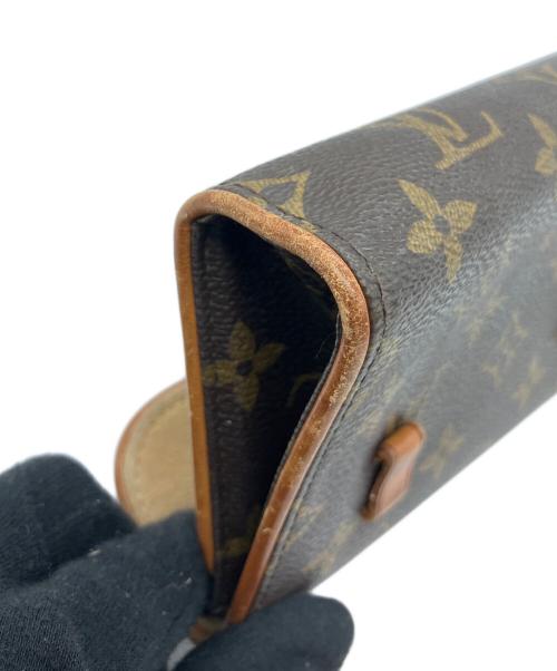 LOUIS VUITTON（ルイ ヴィトン）LOUIS VUITTON (ルイ ヴィトン) ウエストポーチ モノグラム ポシェットフロランティーヌ ブラウンの古着・服飾アイテム