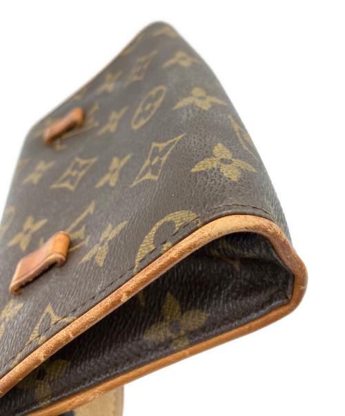 LOUIS VUITTON（ルイ ヴィトン）LOUIS VUITTON (ルイ ヴィトン) ウエストポーチ モノグラム ポシェットフロランティーヌ ブラウンの古着・服飾アイテム