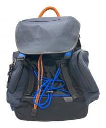 TUMI（トゥミ）の古着「Ridge Rucksack Backpacks(リッジ リュックサック バックパック)」｜ブラック×ブルー