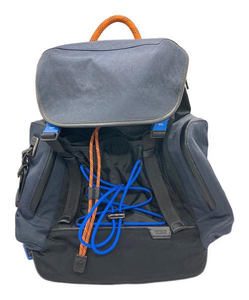 TUMI（トゥミ）TUMI (トゥミ) Ridge Rucksack Backpacks(リッジ リュックサック バックパック) ブラック×ブルーの古着・服飾アイテム