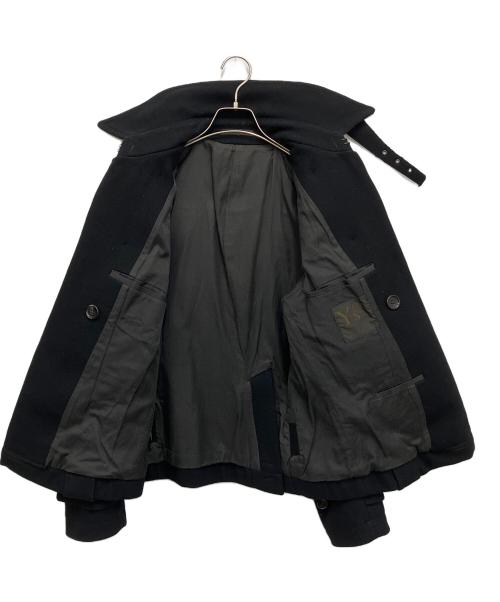 Y's（ワイズ）Y's (ワイズ) ショートウールコート ブラック サイズ:1の古着・服飾アイテム