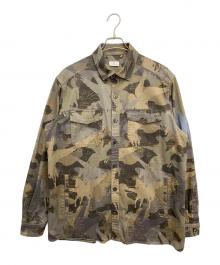 ETRO（エトロ）の古着「ペガソプリント迷彩柄シャツ」｜レッド