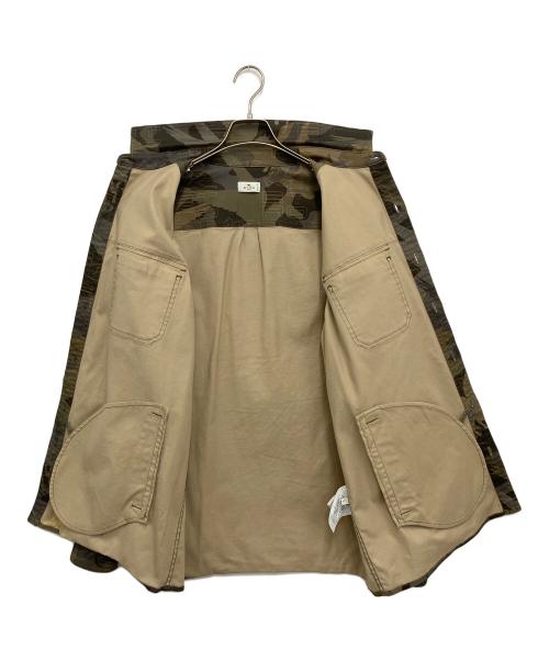 ETRO（エトロ）ETRO (エトロ) ペガソプリント迷彩柄シャツ レッド サイズ:Lの古着・服飾アイテム