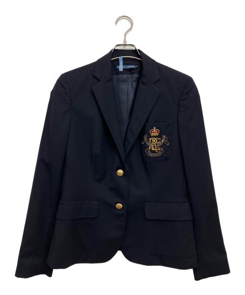 RALPH LAUREN（ラルフローレン）RALPH LAUREN (ラルフローレン) 金釦紺ブレザージャケット ネイビー サイズ:11号の古着・服飾アイテム