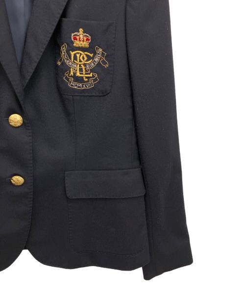 RALPH LAUREN（ラルフローレン）RALPH LAUREN (ラルフローレン) 金釦紺ブレザージャケット ネイビー サイズ:11号の古着・服飾アイテム