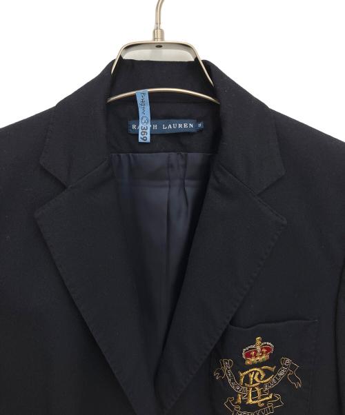 RALPH LAUREN（ラルフローレン）RALPH LAUREN (ラルフローレン) 金釦紺ブレザージャケット ネイビー サイズ:11号の古着・服飾アイテム