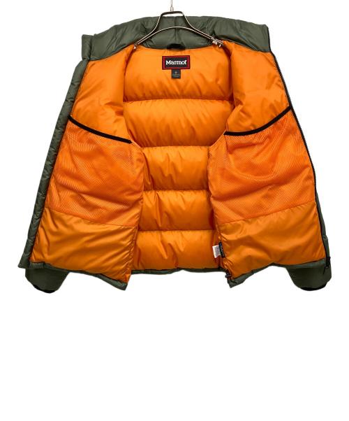 MARMOT（マーモット）MARMOT (マーモット) ダウンジャケット グリーン×ブラック サイズ:ＸＬ　の古着・服飾アイテム
