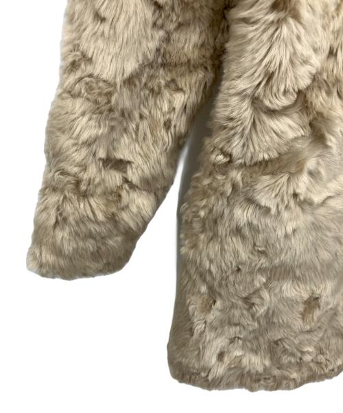 LOUNIE（ルーニー）LOUNIE (ルーニー) フェイクムートンコート ベージュ サイズ:38の古着・服飾アイテム