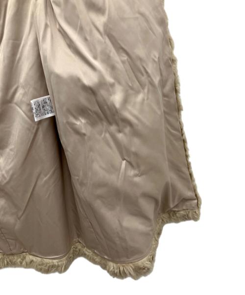 LOUNIE（ルーニー）LOUNIE (ルーニー) フェイクムートンコート ベージュ サイズ:38の古着・服飾アイテム