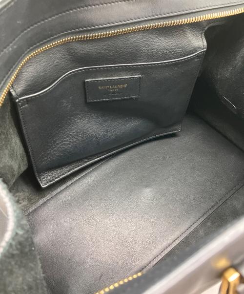 Saint Laurent Paris（サンローランパリ）Saint Laurent Paris (サンローランパリ) 2WAYバッグ スモールカバス ブラックの古着・服飾アイテム