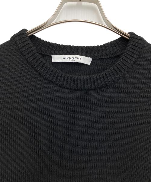 GIVENCHY（ジバンシィ）GIVENCHY (ジバンシィ) Band Heavy Sweater ブラック×アイボリー サイズ:Mの古着・服飾アイテム