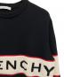 中古・古着 GIVENCHY (ジバンシィ) Band Heavy Sweater ブラック×アイボリー サイズ:M：27000円