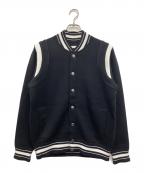 GIVENCHYジバンシィ）の古着「ニットジャケット」｜ブラック×ホワイト
