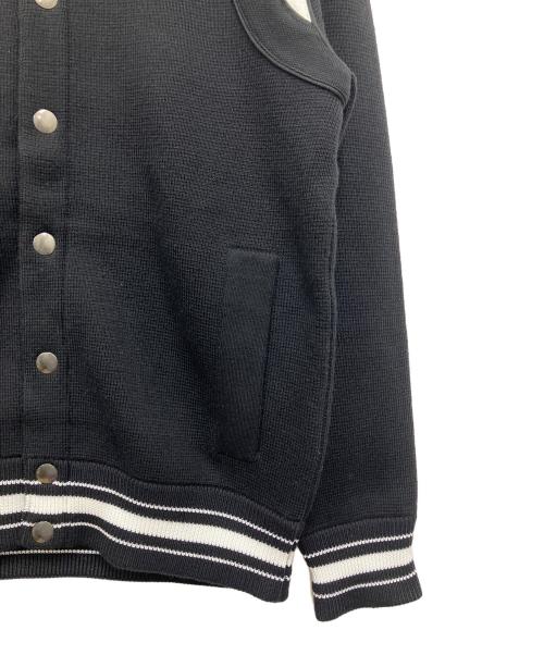 GIVENCHY（ジバンシィ）GIVENCHY (ジバンシィ) ニットジャケット ブラック×ホワイト サイズ:Lの古着・服飾アイテム