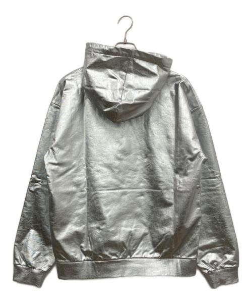 CELINE（セリーヌ）CELINE (セリーヌ) プルオーバーパーカー シルバー サイズ:Ｌの古着・服飾アイテム