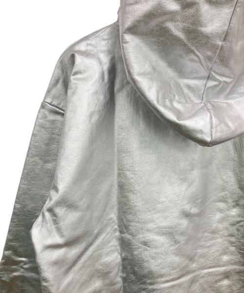 CELINE（セリーヌ）CELINE (セリーヌ) プルオーバーパーカー シルバー サイズ:Ｌの古着・服飾アイテム