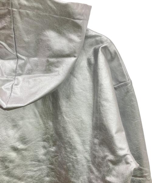 CELINE（セリーヌ）CELINE (セリーヌ) プルオーバーパーカー シルバー サイズ:Ｌの古着・服飾アイテム