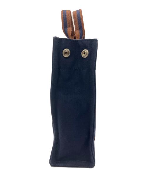 HERMES（エルメス）HERMES (エルメス) ハンドバッグ フールトゥ ネイビー×ブラウンの古着・服飾アイテム