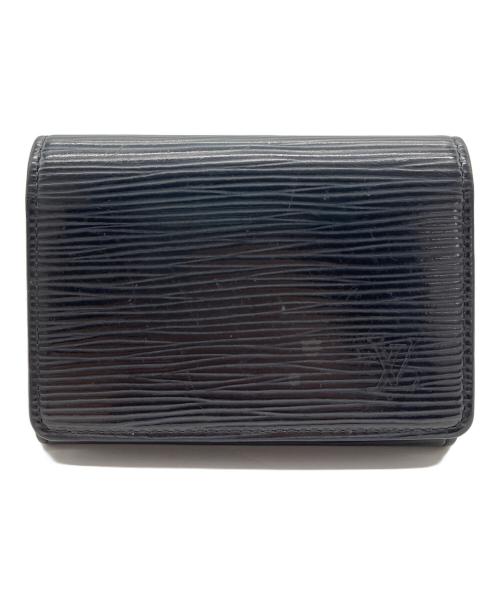 LOUIS VUITTON（ルイ ヴィトン）LOUIS VUITTON (ルイ ヴィトン) カードケース エピ アンヴェロップ カルト ドゥ ヴィジット ブラックの古着・服飾アイテム