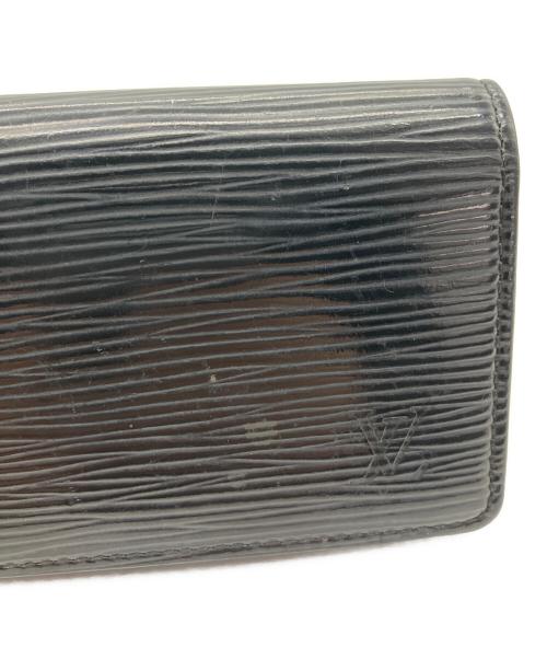 LOUIS VUITTON（ルイ ヴィトン）LOUIS VUITTON (ルイ ヴィトン) カードケース エピ アンヴェロップ カルト ドゥ ヴィジット ブラックの古着・服飾アイテム