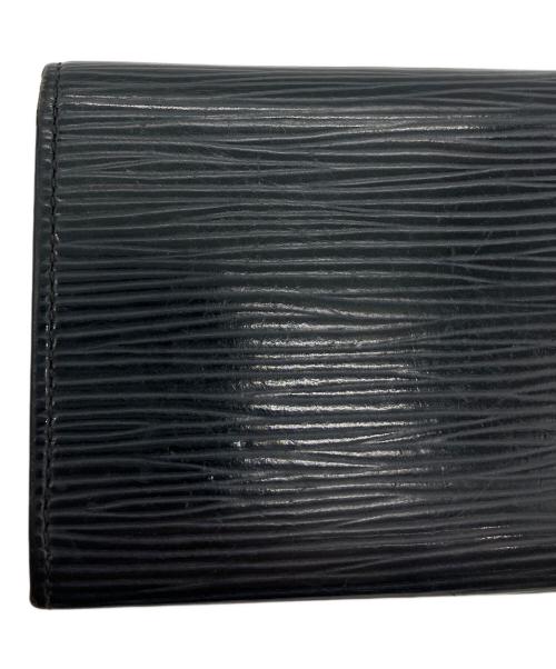 LOUIS VUITTON（ルイ ヴィトン）LOUIS VUITTON (ルイ ヴィトン) カードケース エピ アンヴェロップ カルト ドゥ ヴィジット ブラックの古着・服飾アイテム