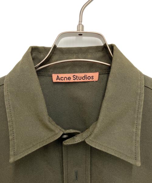 Acne studios（アクネ ストゥディオズ）Acne studios (アクネ ストゥディオズ) Hunter green Oversized shirt グリーン サイズ:SIZE46の古着・服飾アイテム