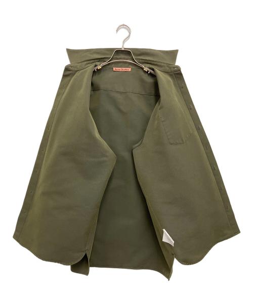 Acne studios（アクネ ストゥディオズ）Acne studios (アクネ ストゥディオズ) Hunter green Oversized shirt グリーン サイズ:SIZE46の古着・服飾アイテム