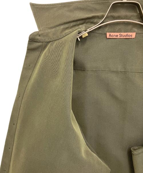 Acne studios（アクネ ストゥディオズ）Acne studios (アクネ ストゥディオズ) Hunter green Oversized shirt グリーン サイズ:SIZE46の古着・服飾アイテム