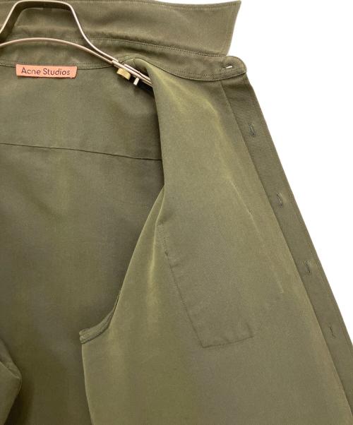 Acne studios（アクネ ストゥディオズ）Acne studios (アクネ ストゥディオズ) Hunter green Oversized shirt グリーン サイズ:SIZE46の古着・服飾アイテム