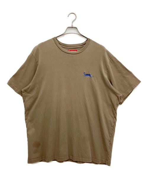 SUPREME（シュプリーム）SUPREME (シュプリーム) Tシャツ ブラウン×ブルー サイズ:XLの古着・服飾アイテム