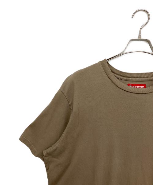 SUPREME（シュプリーム）SUPREME (シュプリーム) Tシャツ ブラウン×ブルー サイズ:XLの古着・服飾アイテム