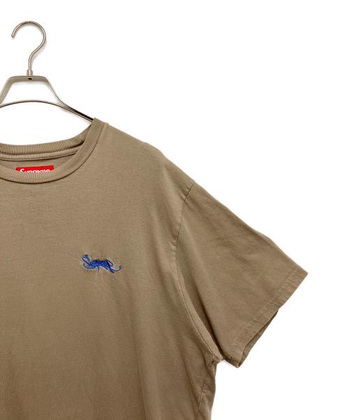 SUPREME（シュプリーム）SUPREME (シュプリーム) Tシャツ ブラウン×ブルー サイズ:XLの古着・服飾アイテム