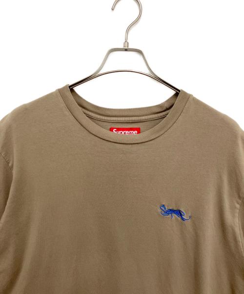 SUPREME（シュプリーム）SUPREME (シュプリーム) Tシャツ ブラウン×ブルー サイズ:XLの古着・服飾アイテム