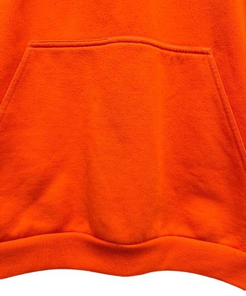 BALENCIAGA（バレンシアガ）BALENCIAGA (バレンシアガ) キャンペーンロゴプルオーバーパーカー オレンジ サイズ:XXLの古着・服飾アイテム