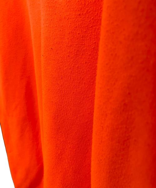 BALENCIAGA（バレンシアガ）BALENCIAGA (バレンシアガ) キャンペーンロゴプルオーバーパーカー オレンジ サイズ:XXLの古着・服飾アイテム