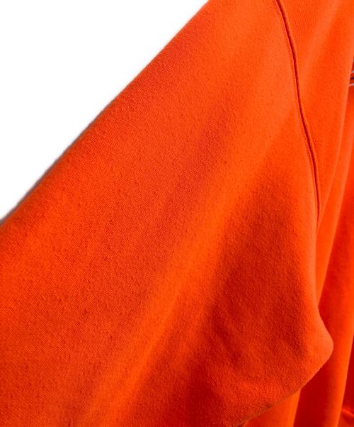 BALENCIAGA（バレンシアガ）BALENCIAGA (バレンシアガ) キャンペーンロゴプルオーバーパーカー オレンジ サイズ:XXLの古着・服飾アイテム