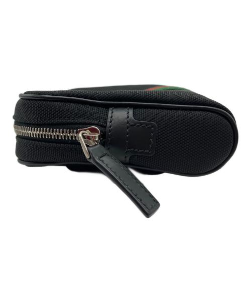 GUCCI（グッチ）GUCCI (グッチ) シェリーライン ブラック×グリーンの古着・服飾アイテム